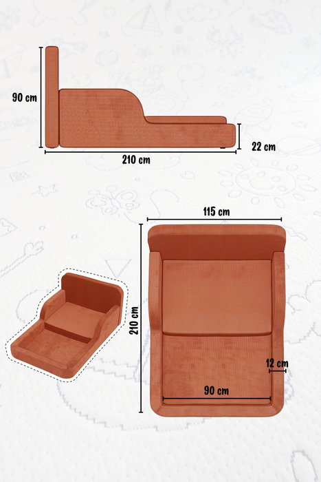 Atelier Del Sofa Funbed Double 115 - Mostaza